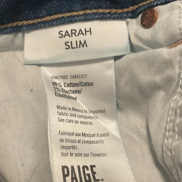 PAIGE Sarah Slim Jeans - Picture 8 of 8